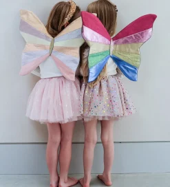 Tylskørt - Beige Rainbow Hearts><noscript><img width=