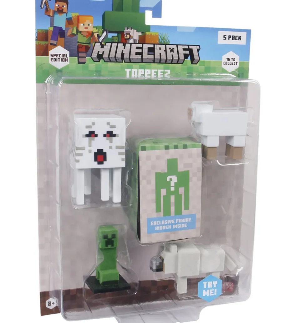 Legetøjsfigurer - 3D Special Edition - 5-pak>Minecraft New