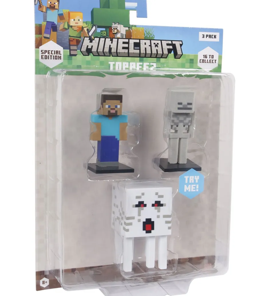 Legetøjsfigurer - 3D Special Edition - 3-pak>Minecraft