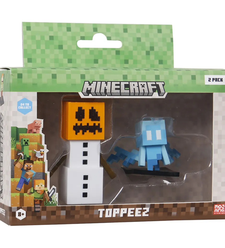 Legetøjsfigurer - 3D - 2-pak - Snow Golem/Allay>Minecraft Hot