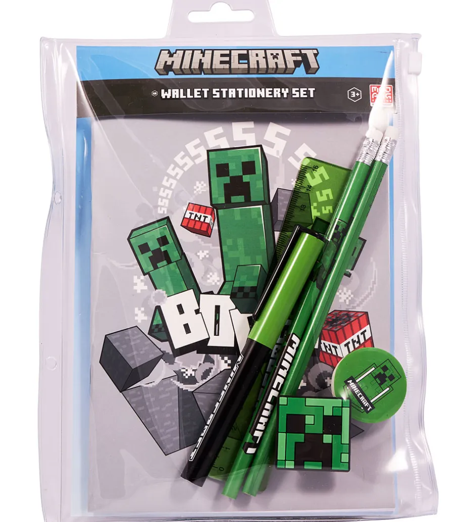 Skrivesæt - 7 dele>Minecraft Outlet