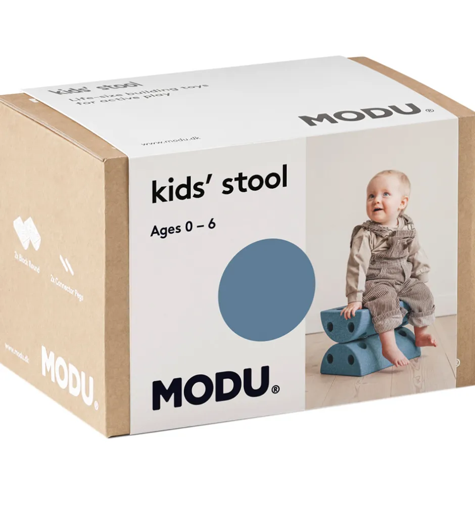 Børneskammel - Deep Blue/Sky Blue>MODU Hot