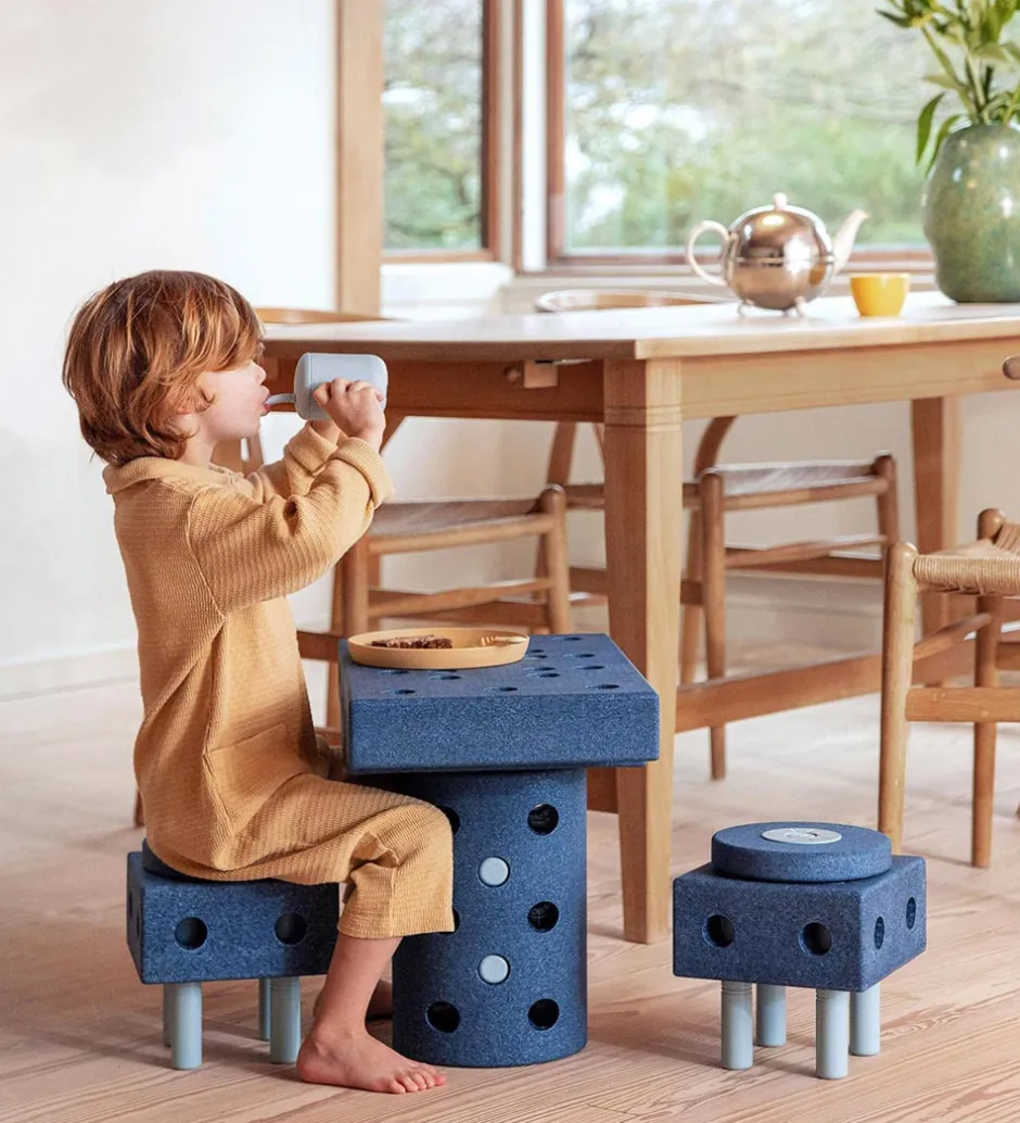 Dreamer Sæt - 34 Dele - 70x40x20 cm - Deep Blue/Sky Blue>MODU Online