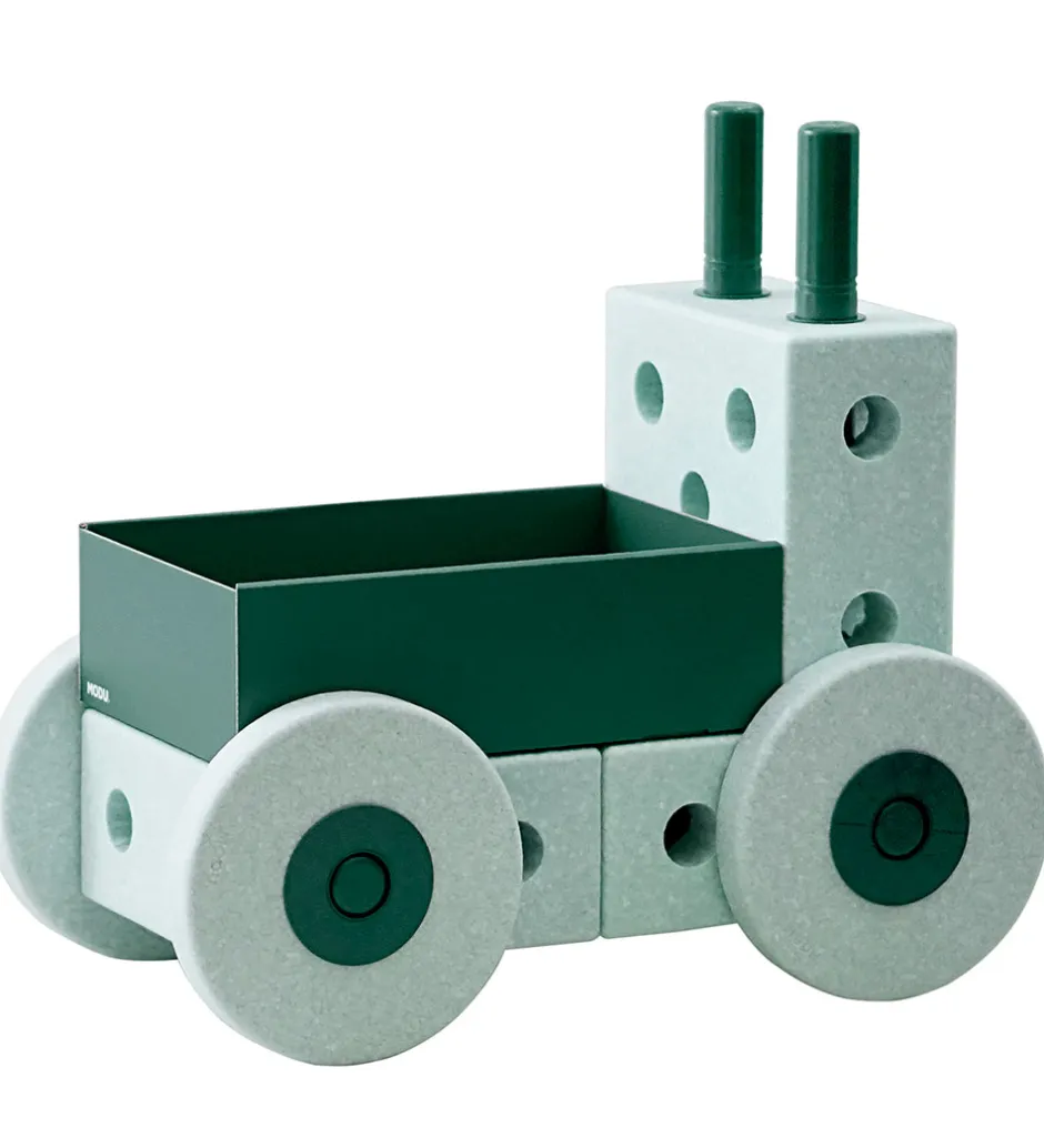 Gåvogn - 3-i-1 - 48x27x44 cm - Ocean Mint/Forest Green>MODU Outlet