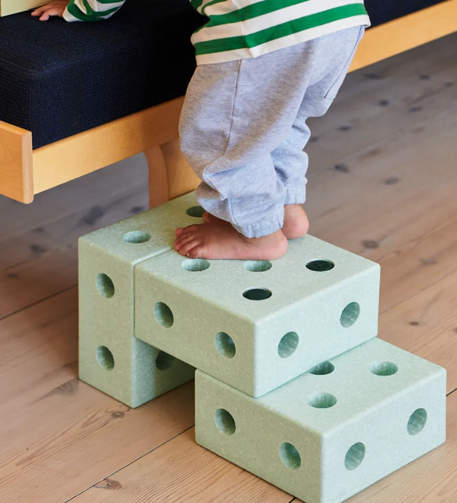 Gåvogn - 3-i-1 - 48x27x44 cm - Ocean Mint/Forest Green>MODU Outlet