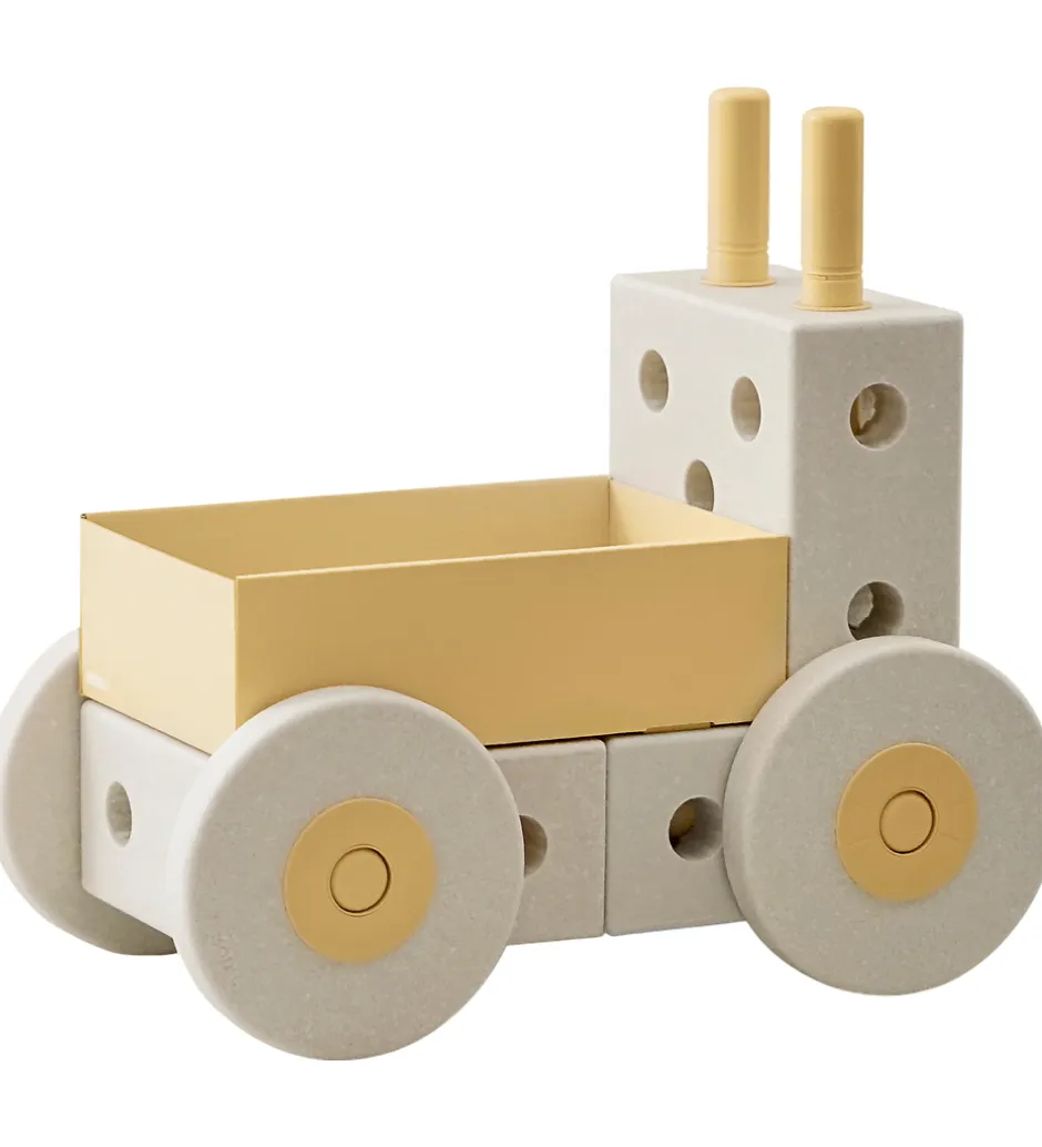 Gåvogn 3-i-1 - 48x27x44 cm - Sand Grey/Honey Yellow>MODU Sale