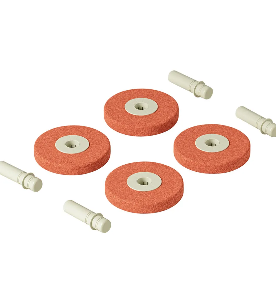 4x Foam Wheels - 4-pak - Burnt Orange/Dusty Green>MODU Discount
