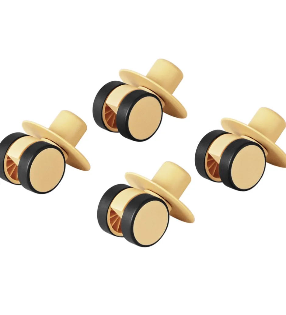4x Swirly Wheels - 4-pak - Honey Yellow>MODU Sale