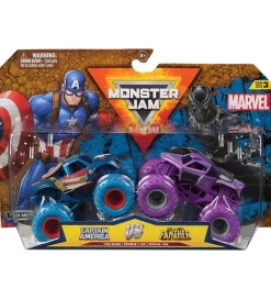 Truck - 1:64 - Marvel - 2-pak - Captain America vs B>Monster Jam Outlet