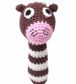 Rangle - Frk. Ko - Brun/Hvid/Pink>NatureZoo Online