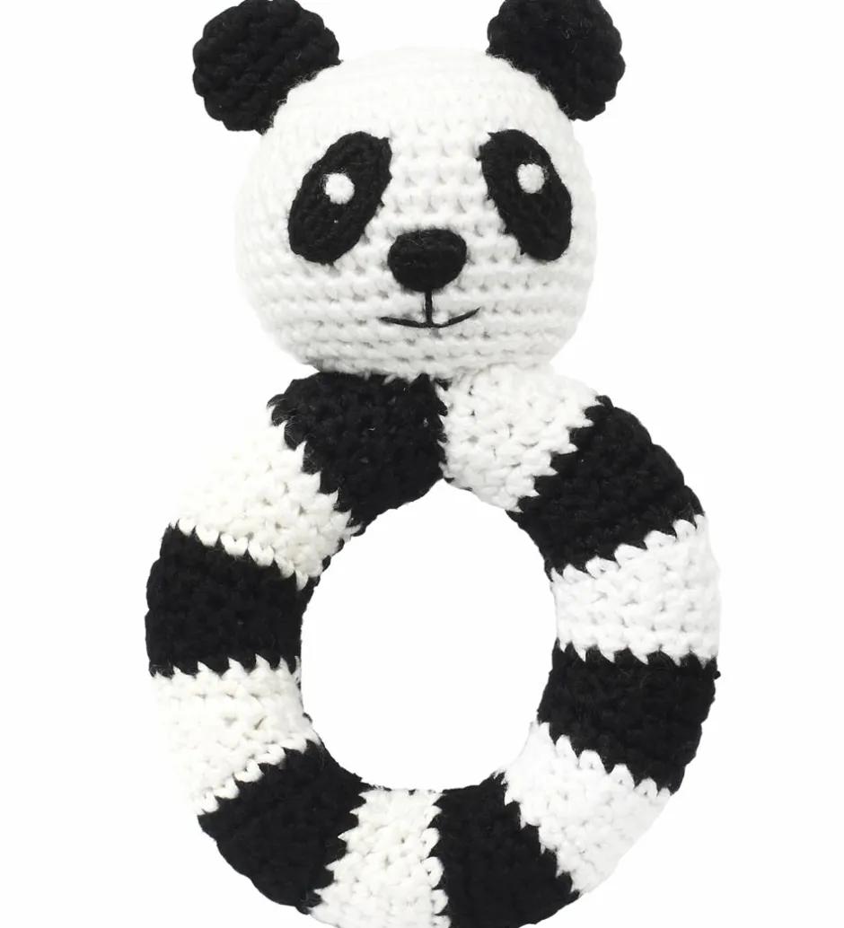 Rangle - Rund - Sir Panda - Sort/Hvid>NatureZoo Outlet