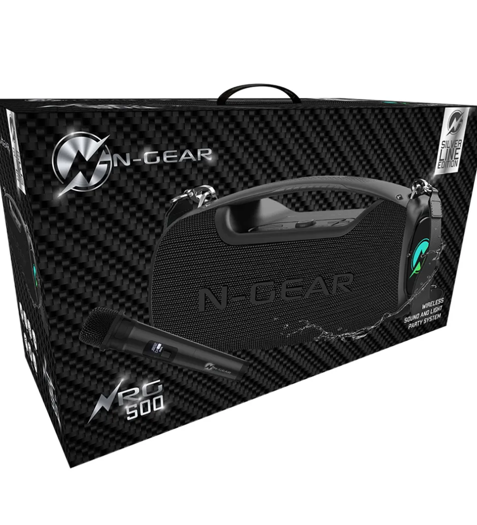 Højtaler med Mikrofon - Wireless - NRG500 - Sort>N-Gear Sale
