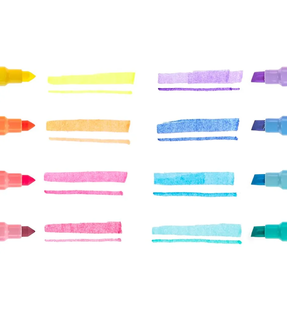 Dobbeltsidet Tuscher - 8 Stk - Pastel Liners Dual Tip Marke>Ooly Best