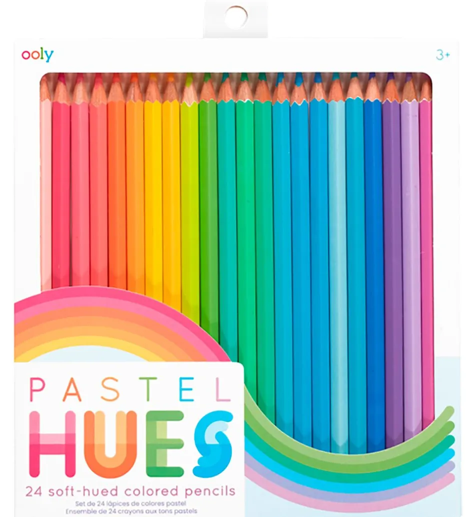 Farveblyanter - Pastel Hues - 24 Stk - Pastel Mix>Ooly Outlet