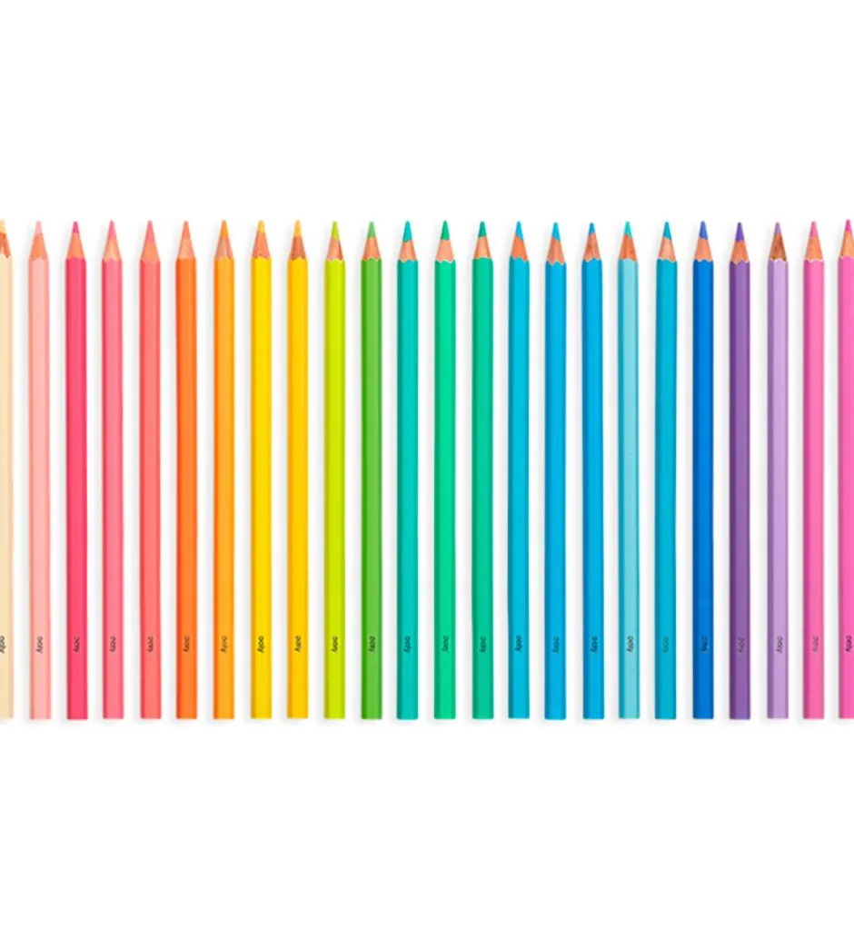Farveblyanter - Pastel Hues - 24 Stk - Pastel Mix>Ooly Outlet