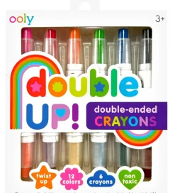 Farver - 6 stk - Double Up Crayon>Ooly Discount