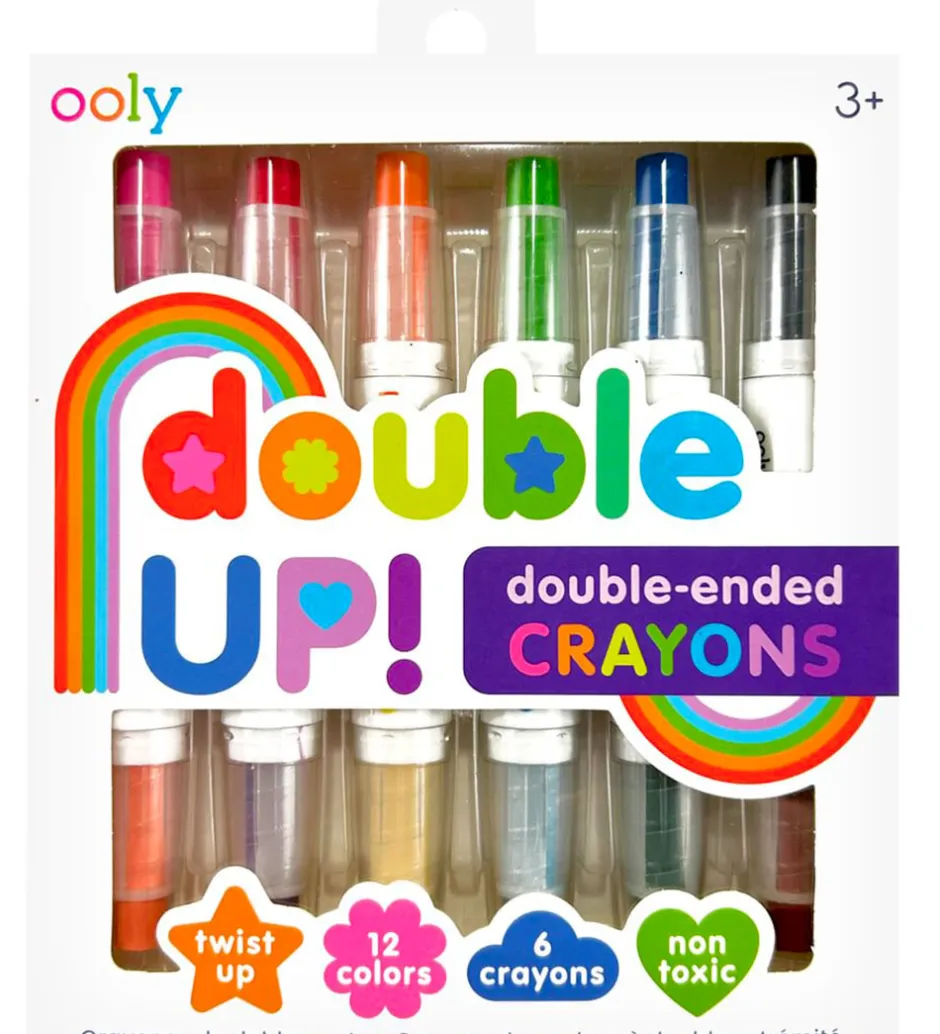 Farver - 6 stk - Double Up Crayon>Ooly Discount