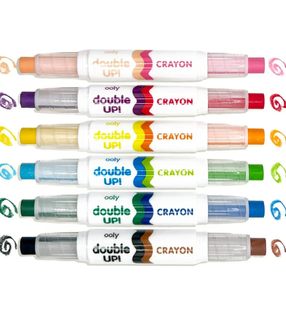 Farver - 6 stk - Double Up Crayon>Ooly Discount