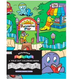 Fold Ud Malebog - Panorama - Seaside Animal Town>Ooly Sale