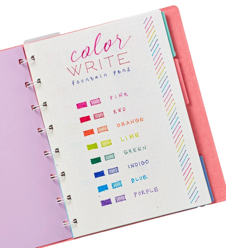 Fyldepen - 8 Stk - Color Write Fountain Pens>Ooly Sale