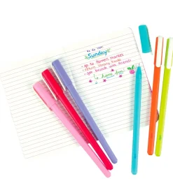 Kuglepen - 6 Stk - Fine Line Colored Gel Pens><noscript><img width=