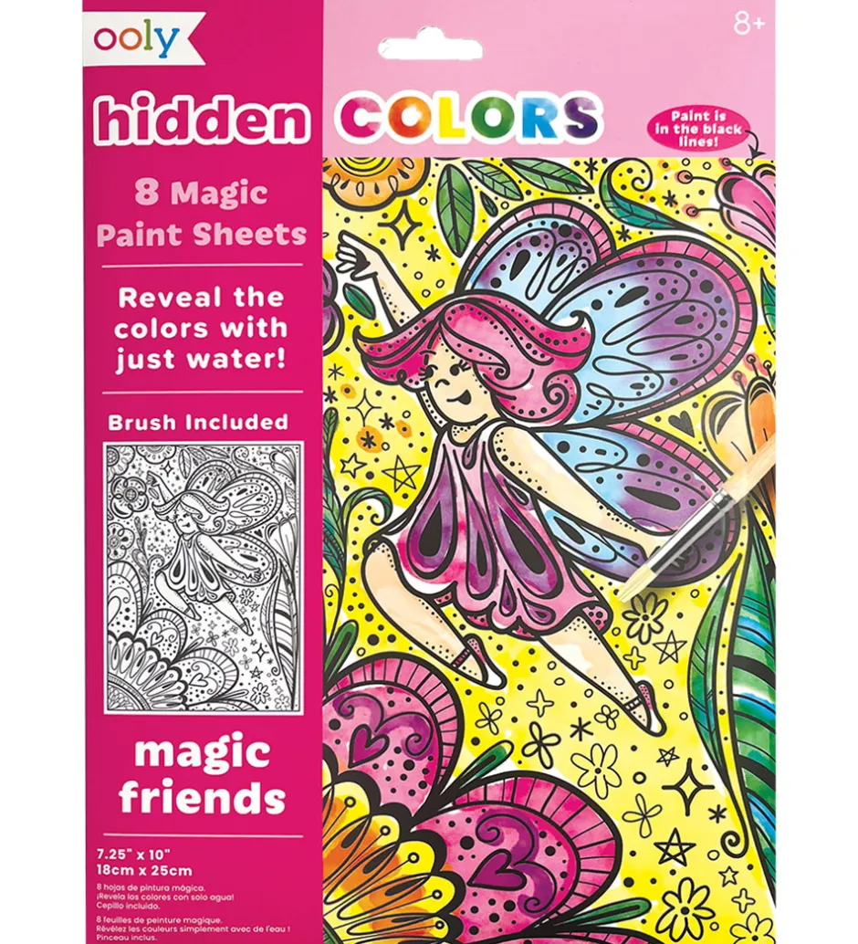 Magiske Maleark - Hidden Colors - 8 Stk. - Magic Friends>Ooly Outlet