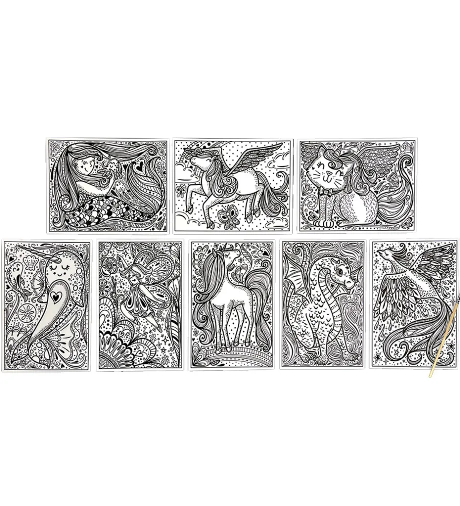 Magiske Maleark - Hidden Colors - 8 Stk. - Magic Friends>Ooly Outlet
