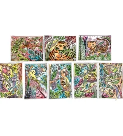 Magiske Maleark - Hidden Colors - 8 Stk. - Magic Jungle><noscript><img width=