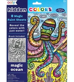 Magiske Maleark - Hidden Colors - 8 Stk. - Magic Ocean>Ooly