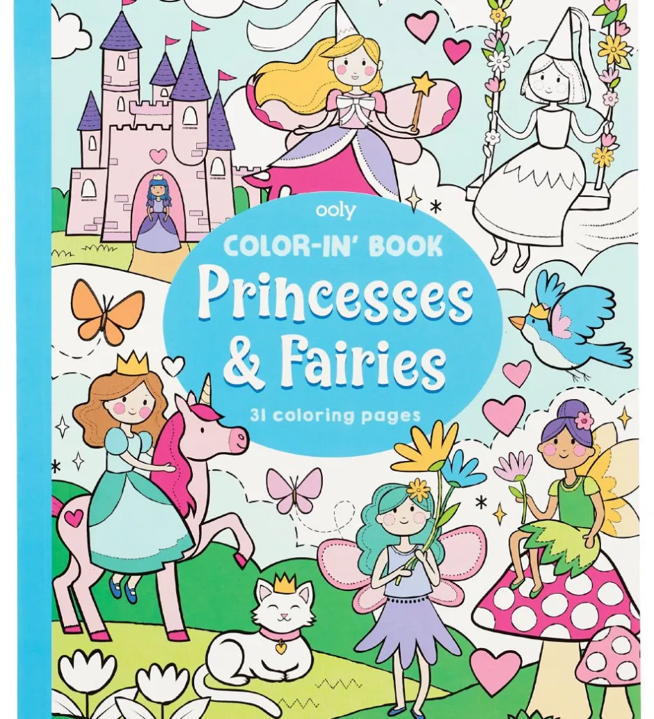 Malebog - 31 sider - Princesses & Fairies>Ooly Best
