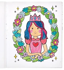 Malebog - 31 sider - Princesses & Fairies>Ooly Best