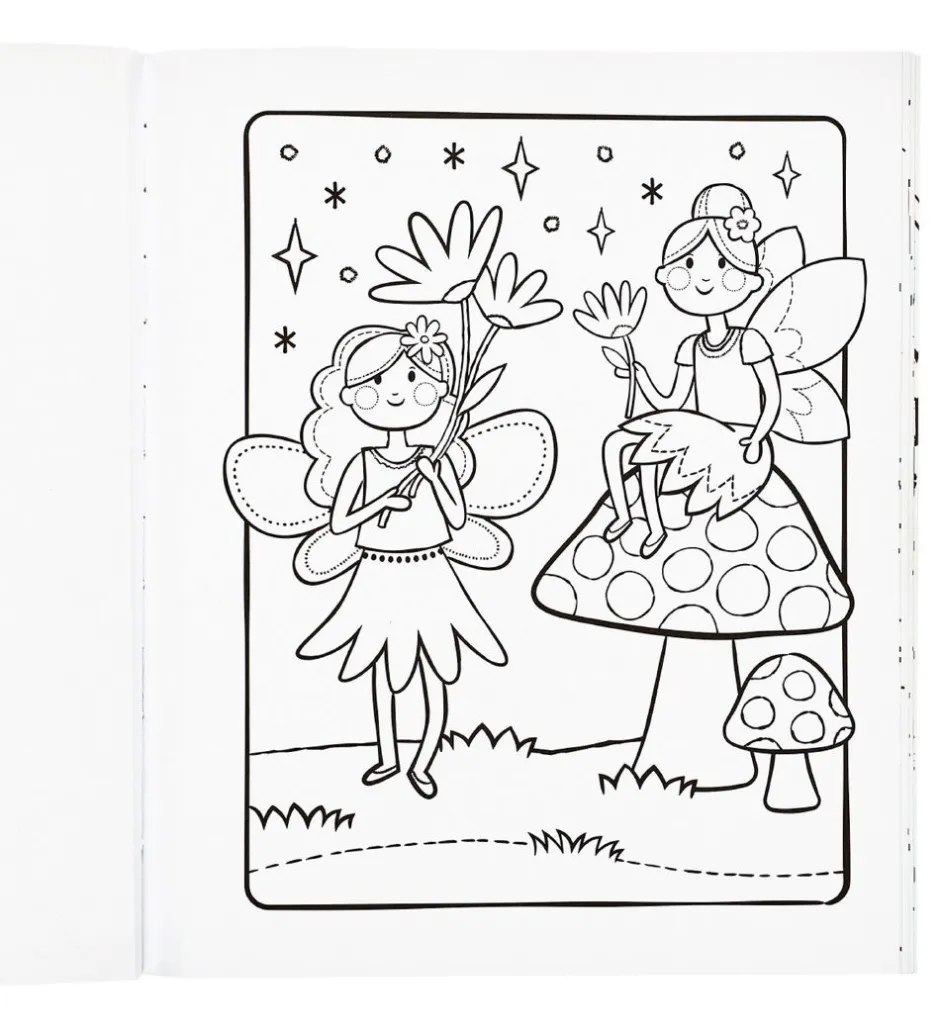 Malebog - 31 sider - Princesses & Fairies>Ooly Best