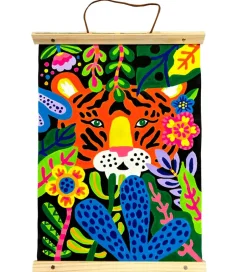 Malesæt - Paint By Number Canvas Kit - Tiger Eyes><noscript><img width=