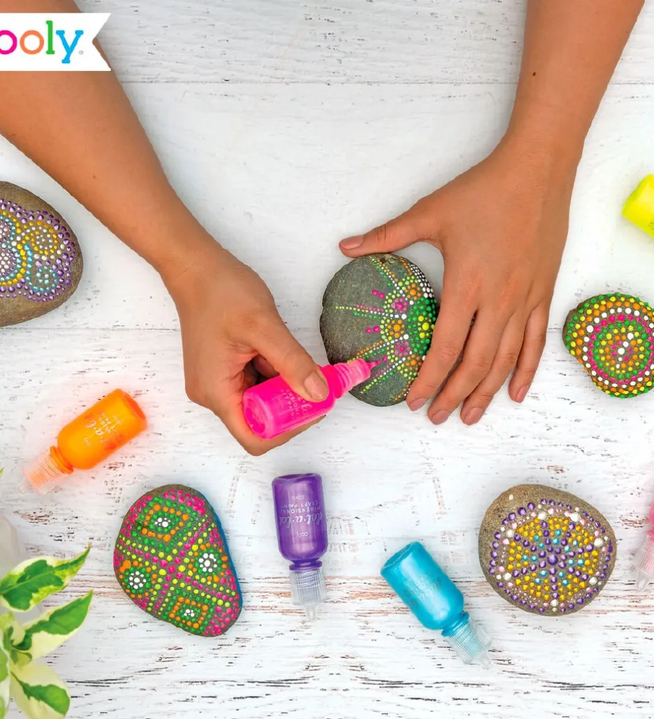 Maling - 5x30 ml - Dot-a-Lot - 5-pak - Neon>Ooly Outlet