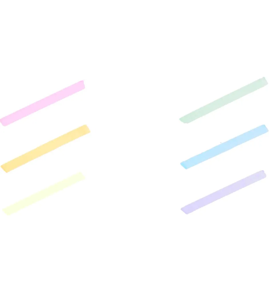 Overstregningstuscher - 6 Stk - Color Block Highlighters>Ooly Clearance