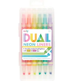 Overstregningstuscher - 6 Stk - Dual Liner Neon Highlighter>Ooly Best