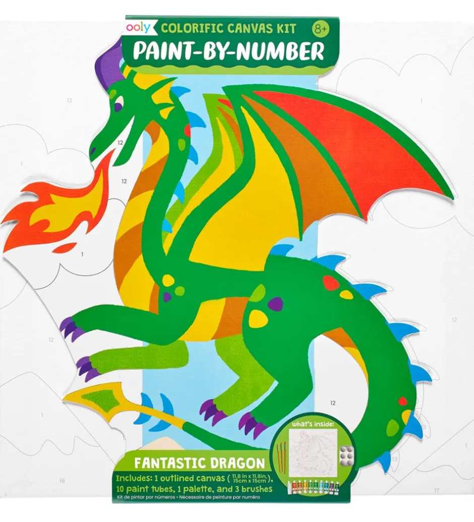 Paint By Number Sæt - Fantastic Dragon>Ooly Discount