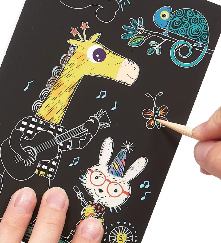 Scratch and Scribble Mini Sæt - Safari Party>Ooly Clearance