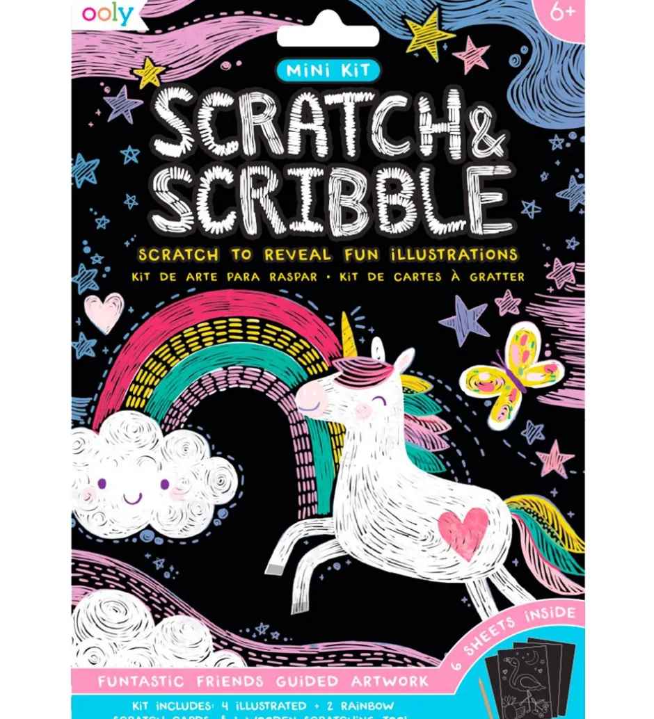 Scratch and Scribble Mini Sæt - Funtastic Friends>Ooly Discount