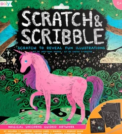Scratch and Scribble Sæt - Magical Unicorns>Ooly Outlet
