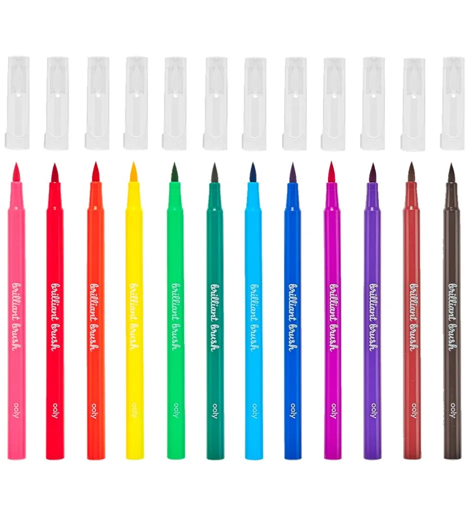 Tuscher - 12 Stk - Brilliant Brush Markers>Ooly Outlet