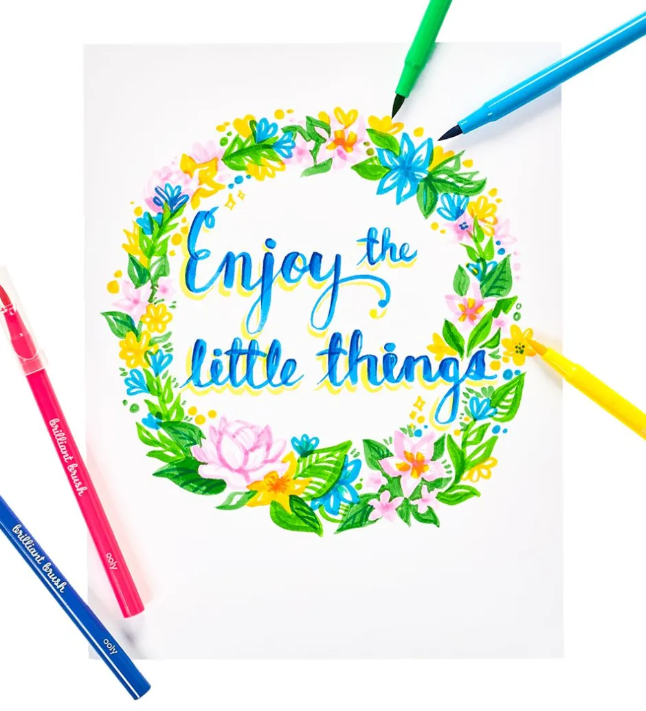 Tuscher - 12 Stk - Brilliant Brush Markers>Ooly Outlet