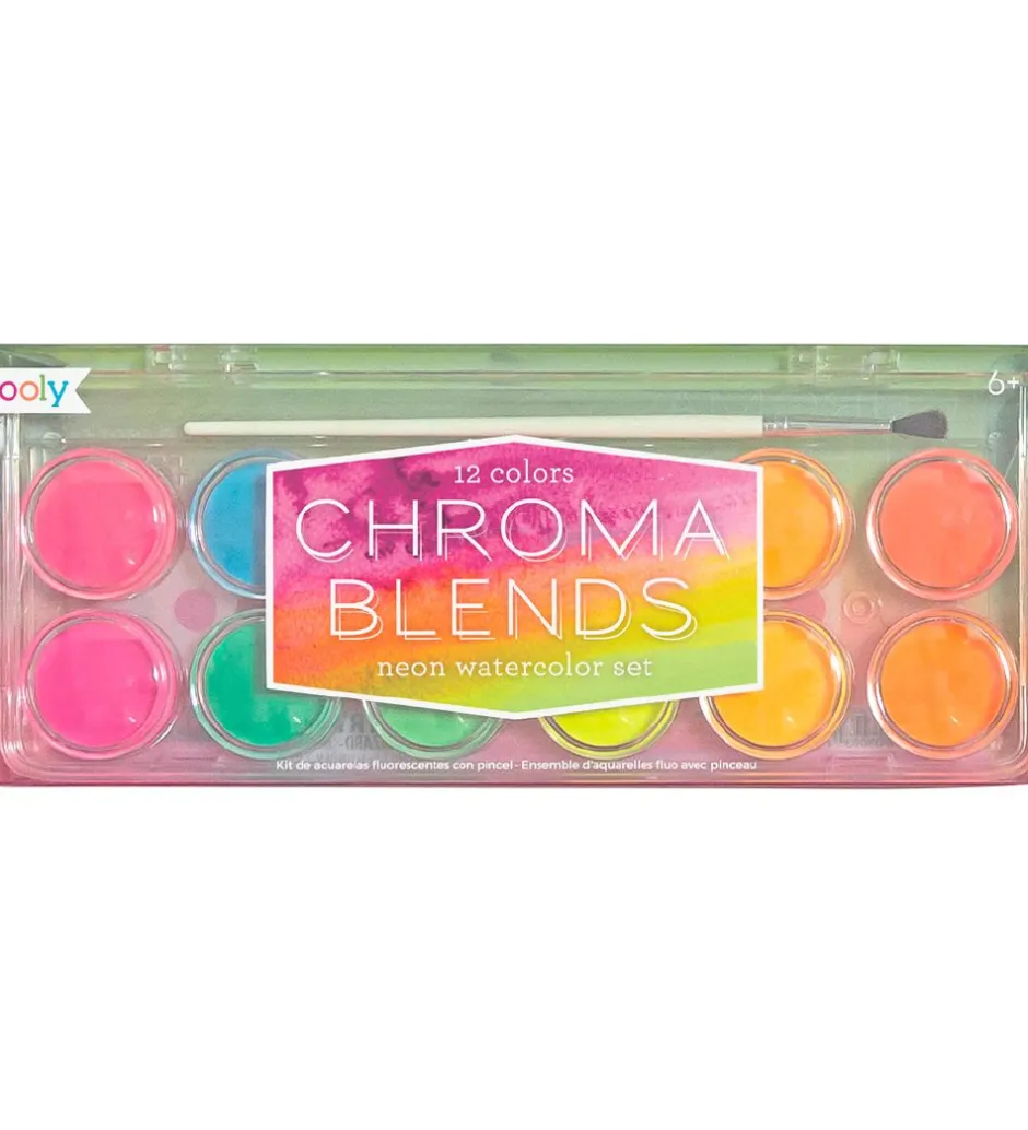Vandfarver - Chroma Blends - 12 stk - Neon>Ooly New