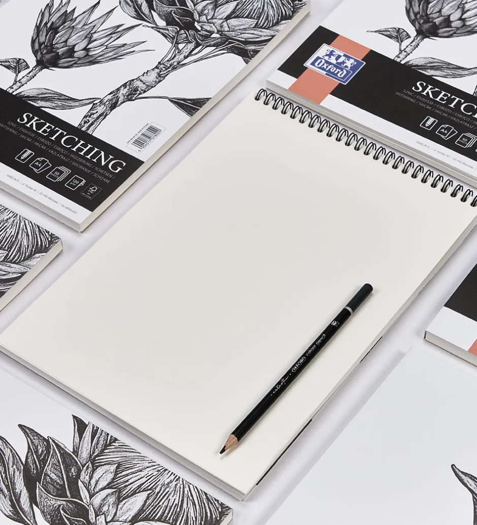 Skitseblok - A4 - Creative Pad Sketching>Oxford Outlet