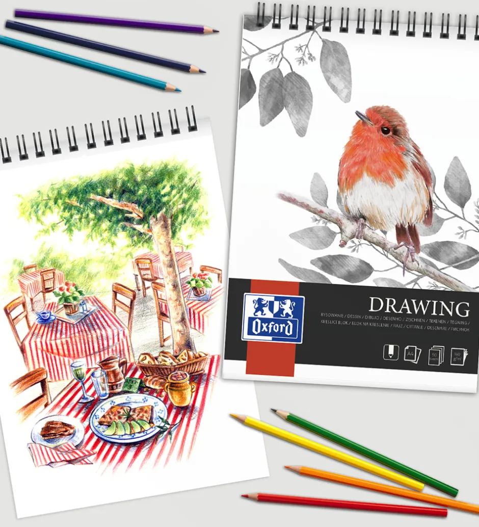 Skitseblok - A4 - Creative Pad Drawing>Oxford Outlet