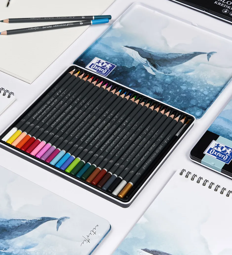 Skitseblok - A4 - Creative Pad Watercolour>Oxford Online