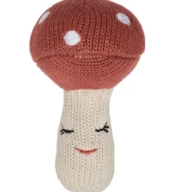 Rangle - Strik - Mushroom - Offwhite/Rød>OYOY Discount