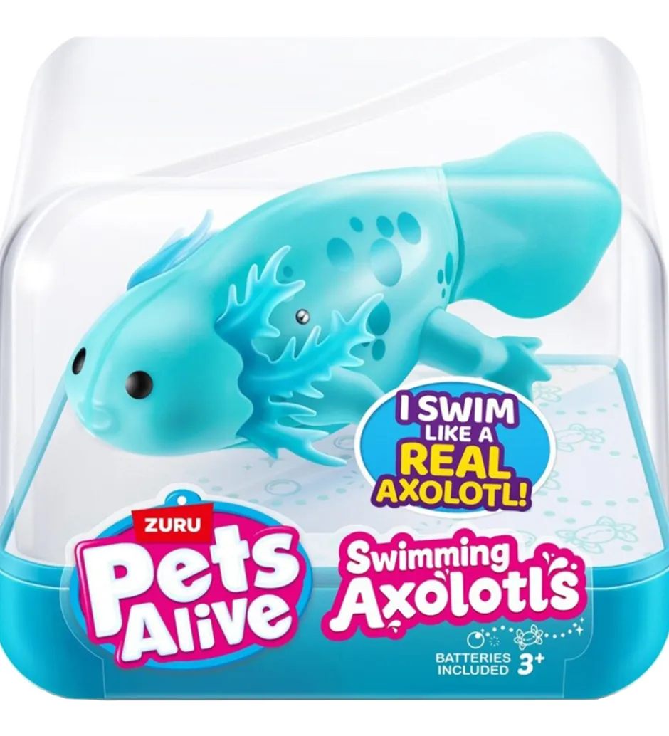 Badelegetøj - Swimming Axolotl - Blå>Pets Alive Clearance