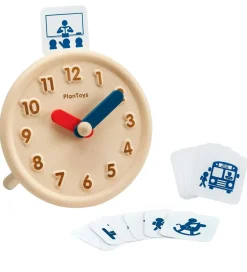 Trælegetøj - Lær Klokken - Træ>PlanToys New