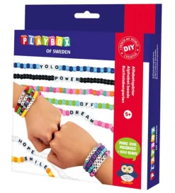 Armbåndssæt - Alfabet Perler>Playbox New